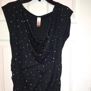Sleeveless Black Top